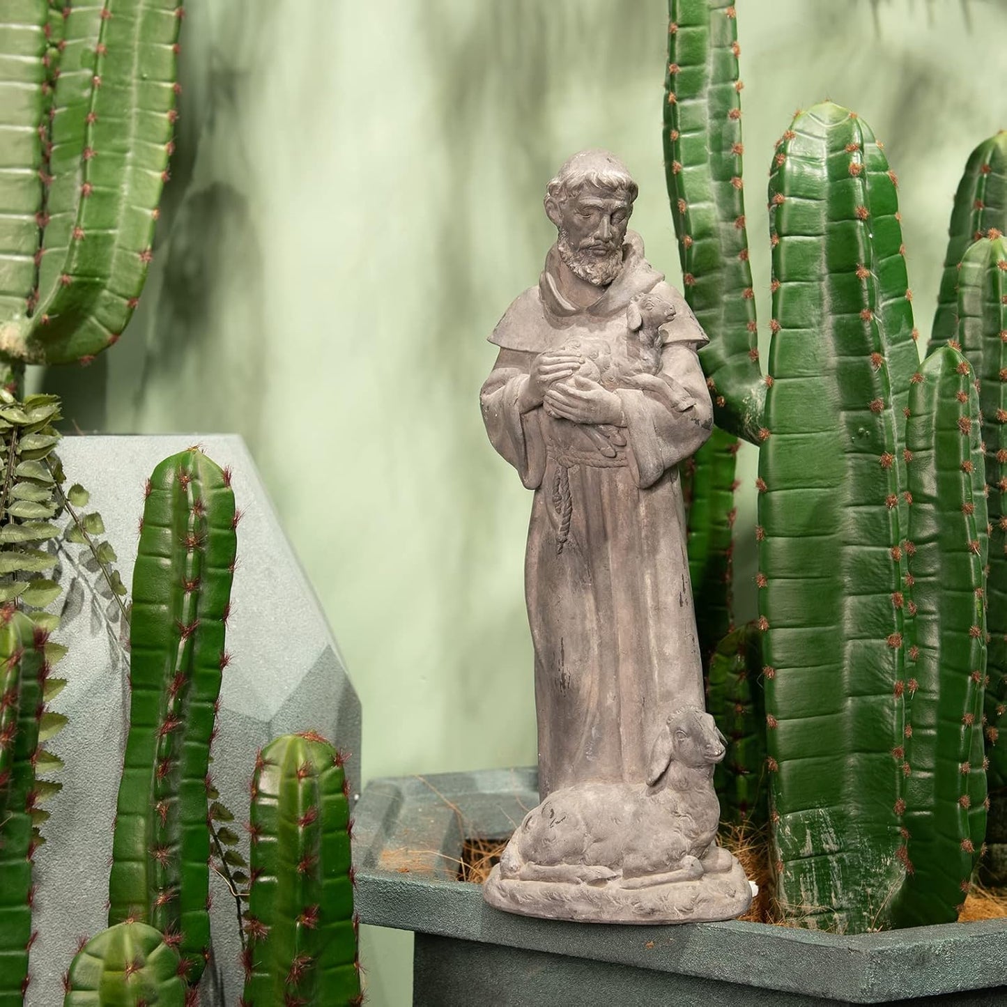 π Vintage Religious Decor π―οΈ Guardian for Yard Patio Entryway Home Blessing π‘