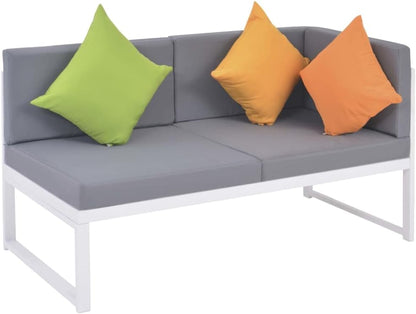 ☀️🌿 Outdoor Patio Sofa Set 🛋️✨ Modular Relaxation Vibes 🌸🍹