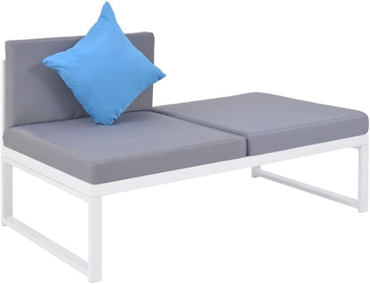 ☀️🌿 Outdoor Patio Sofa Set 🛋️✨ Modular Relaxation Vibes 🌸🍹