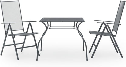 🪑🌿 Compact Outdoor Patio Furniture Set 🏡✨ | Anthracite Balcony Lounge Seating ☀️💚