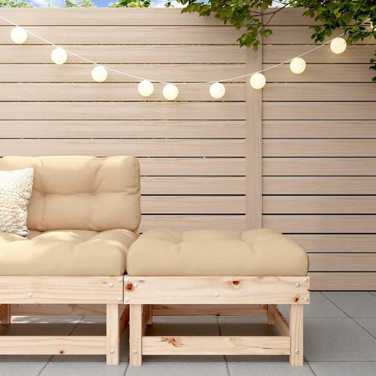☀️🛋️ Outdoor Rattan Lounge Set 🌿✨ | Cozy Patio Sofa & Footstool 🪴💚