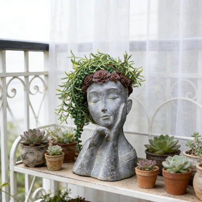 🌿😊 Cute Face Planter Pot 🪴✨ | Whimsical Garden Decor 🌸💚