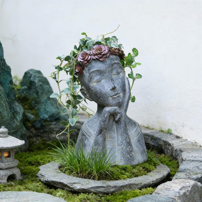 🌿😊 Cute Face Planter Pot 🪴✨ | Whimsical Garden Decor 🌸💚
