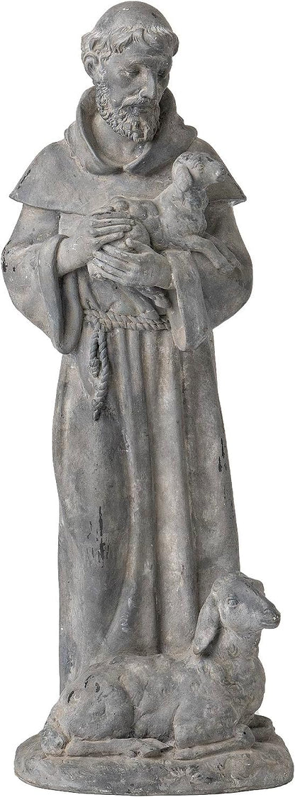 🐑 Vintage Religious Decor 🕯️ Guardian for Yard Patio Entryway Home Blessing 🏡