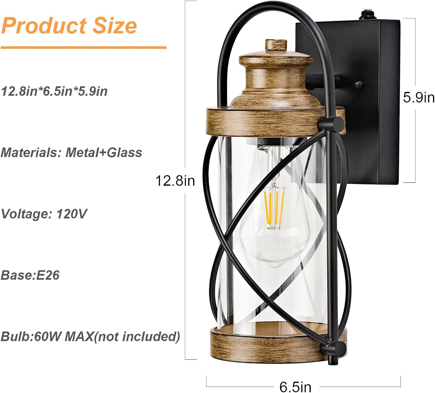 💡🌙 Outdoor Wall Light Fixture ✨🌧️ | Waterproof Porch & Garden Lighting 🏡🔆