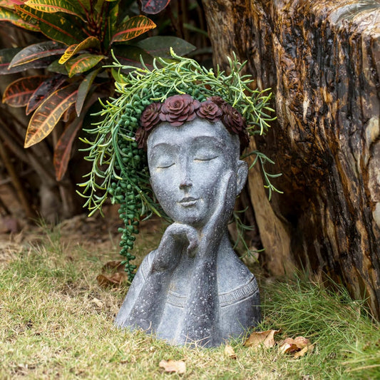 🌿😊 Cute Face Planter Pot 🪴✨ | Whimsical Garden Decor 🌸💚