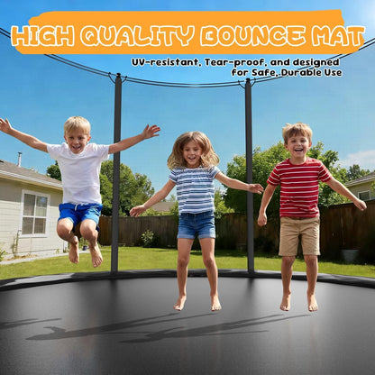 🤸‍♂️🌞 Kids’ Outdoor Trampoline w/ Safety Net 🏡✨ | Fun & Durable Backyard Play 🎉💚